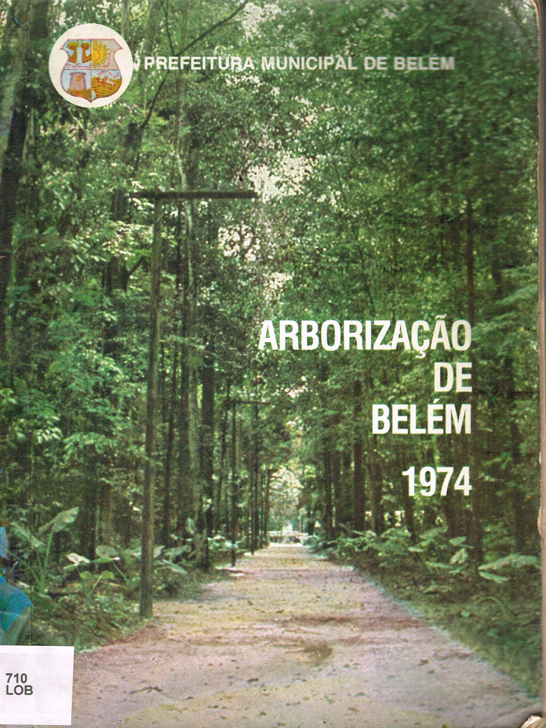 Arborização de Belém 1974 - 710 LOB